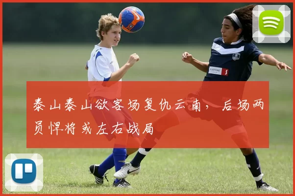 泰山泰山欲客场复仇云南,后场两员悍将或左右战局